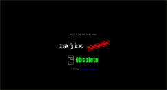 Desktop Screenshot of majix.org